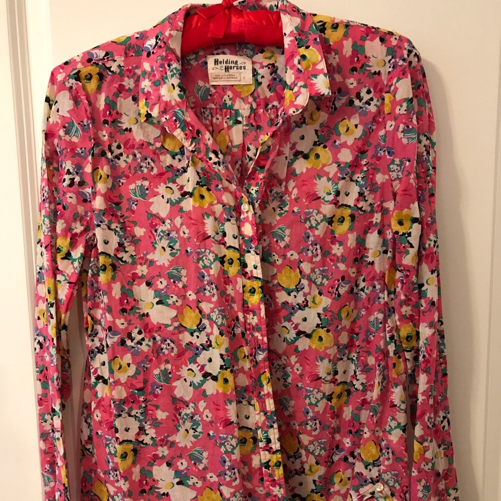 Long sleeve button up women’s shirt